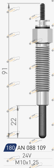 Свеча накаливания A-N PARTS 088 109